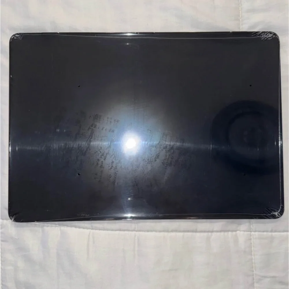 Black Marble Laptop Case with Keyboard Cover